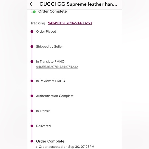 Gucci GG Supreme Small Handbag - Picture 11 of 11